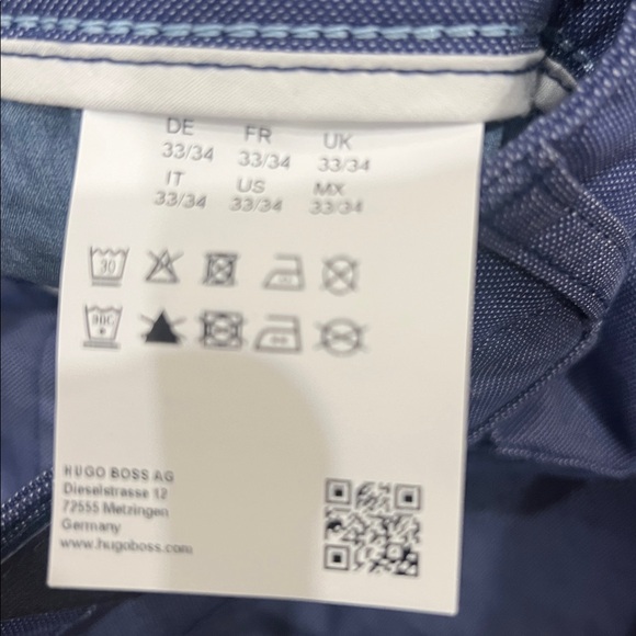 Hugo Boss Navy Chinos - Picture 4 of 4